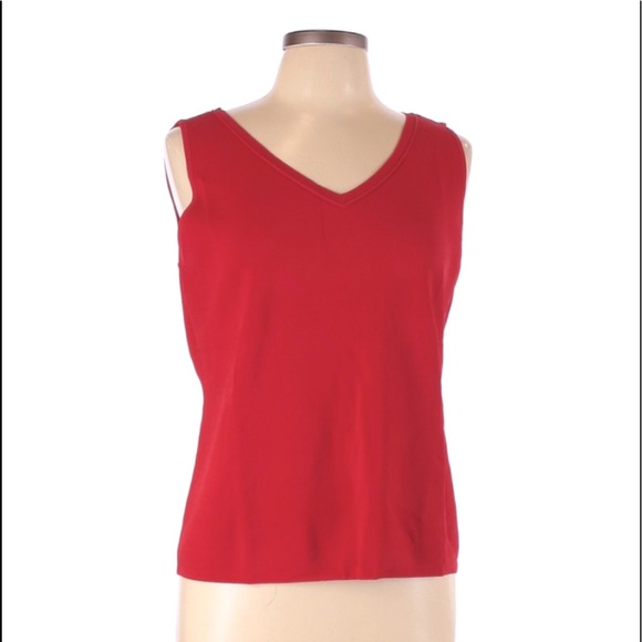 Chico's Tops - Chico's Travelers True Red Size 2 (L)